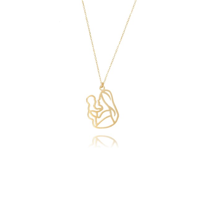 14 krt gouden collier