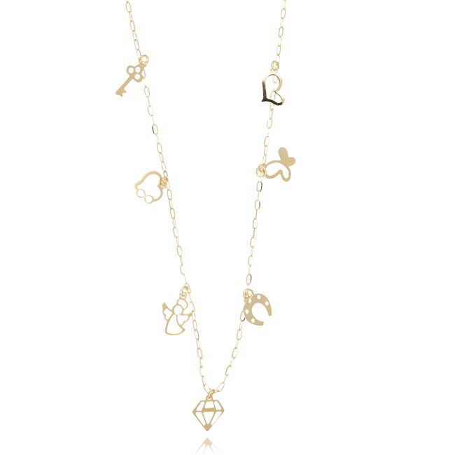 14 krt gouden collier