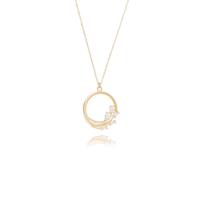 14 krt gouden collier