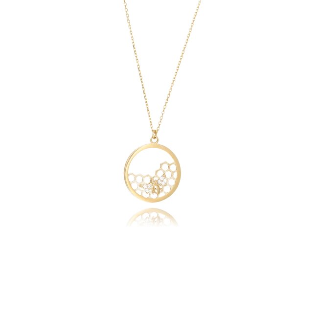 14 krt gouden collier