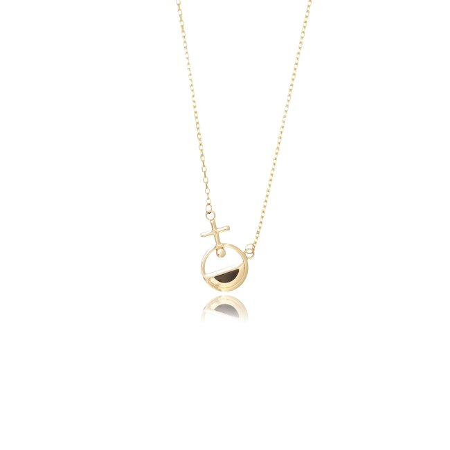 14 krt gouden collier