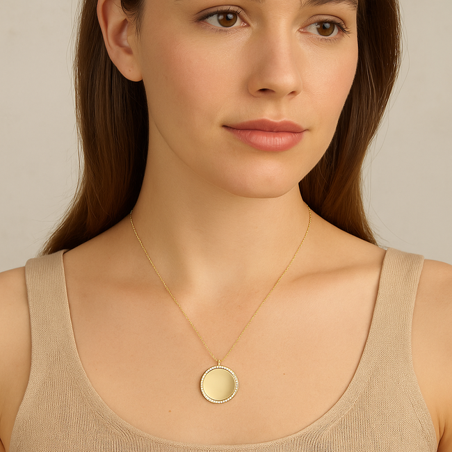 14 krt gouden collier