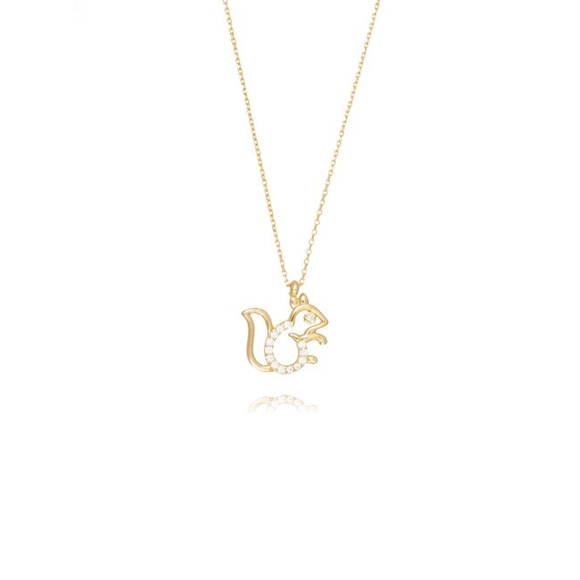14 krt gouden collier