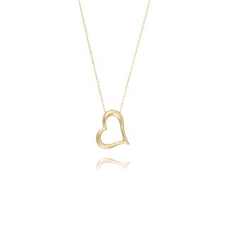 Gouden Open Hart Collier