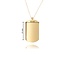 14 krt gouden collier