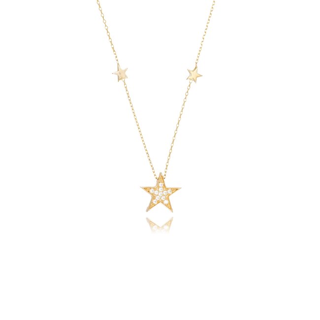 14 krt gouden collier
