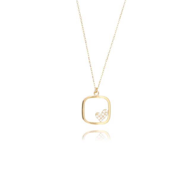 14 krt gouden collier