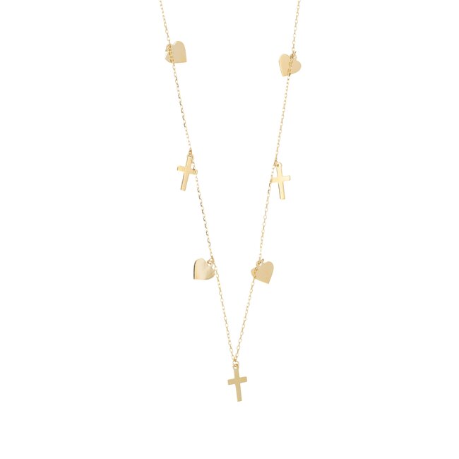 14 krt gouden collier