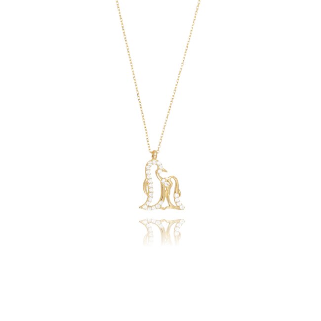 14 krt gouden collier
