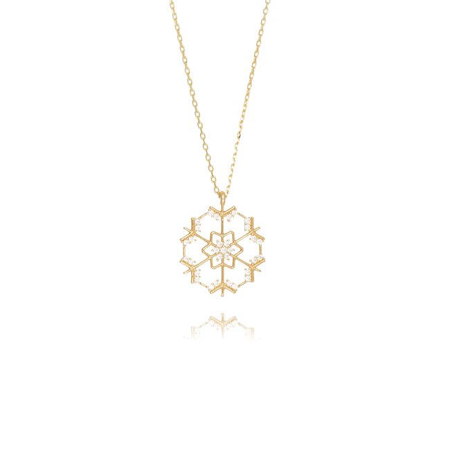 14 krt gouden collier