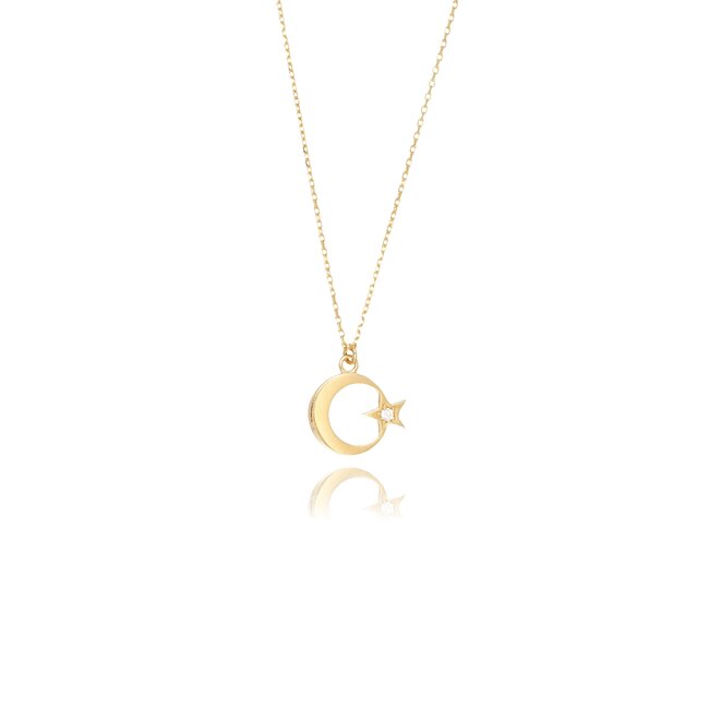 14 krt gouden collier