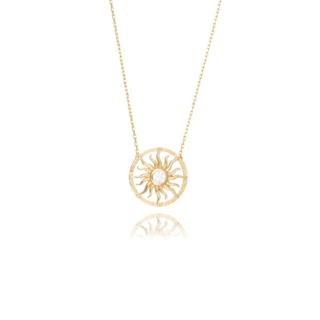 14 krt gouden collier