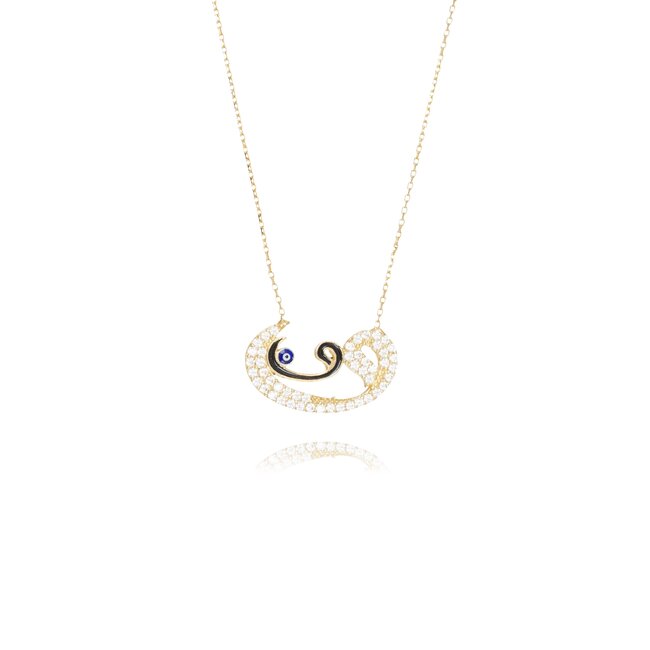 14 krt gouden collier
