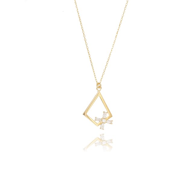 14 krt gouden collier
