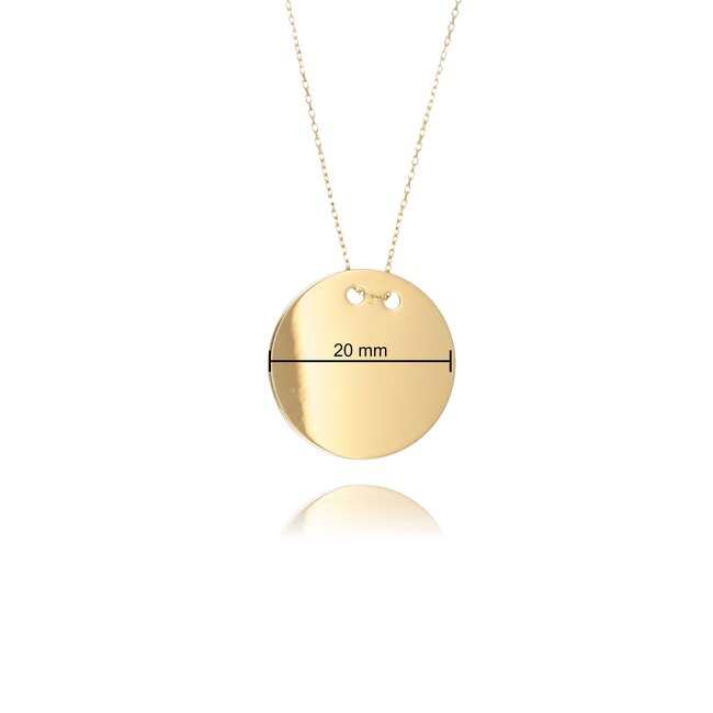 14 krt gouden collier