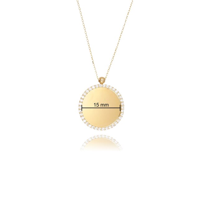 14 krt gouden collier