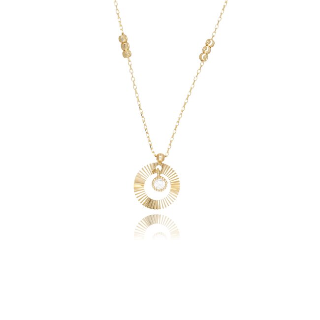14 krt gouden collier