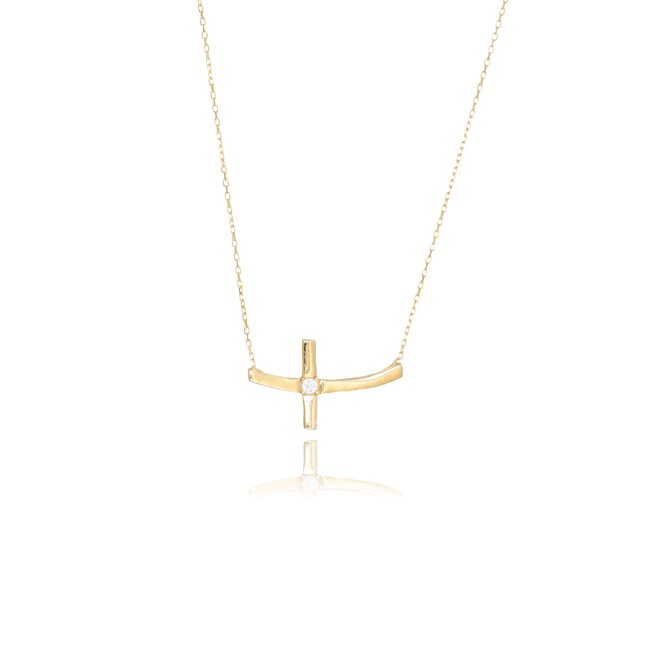 14 krt gouden collier