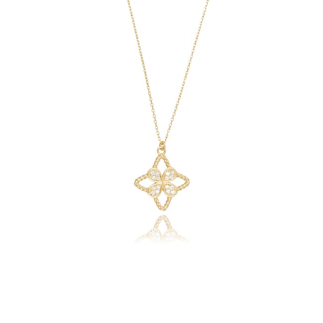 14 krt gouden collier