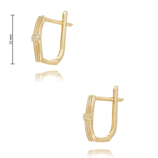 14 krt gouden oorbellen