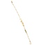 Goldmine 14 Karaat Gouden Kinderarmband met Naamplaatje