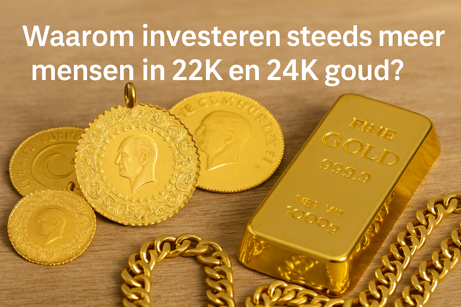 Waarom investeren steeds meer mensen in 22K en 24K goud?