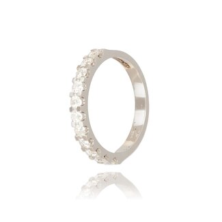 Goldmine Witgouden Alliance Ring met Diamanten