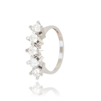 Witgouden Diamanten Ring 1.00 Ct