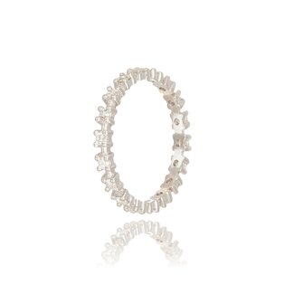 Witgouden Eternity Diamanten Ring