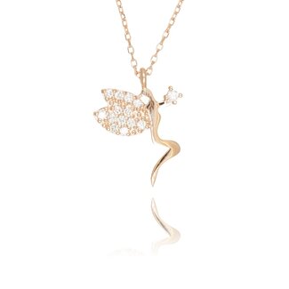 Roségouden Elfjes Hanger met Diamanten