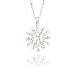 Sneeuwvlok Collier Witgoud