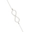 Witgouden Infinity Armband met Diamant