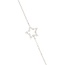 Witgouden Ster Armband met Diamant