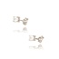 Witgouden diamanten oorstekers solitaire