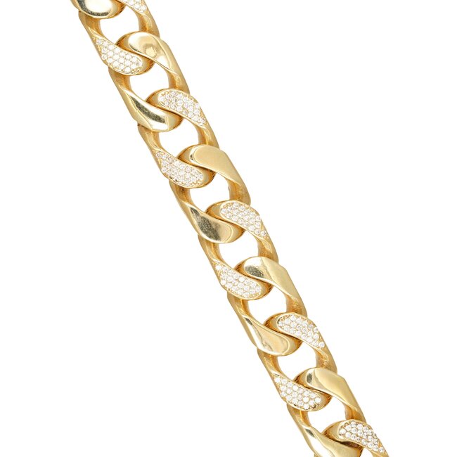 14 krt gouden armband