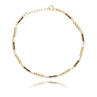 Bolletjes Armband met Zirkonia