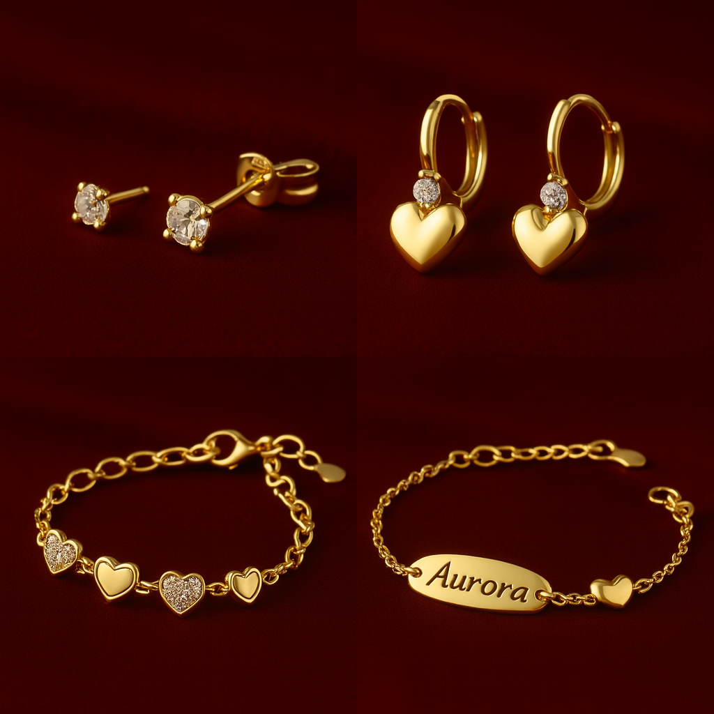 14 Karaat Kinder Sieraden | Lief & Tijdloos Goud voor Kinderen