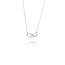 Goldmine Witgouden Infinity Collier Met Diamant 0.09 Ct