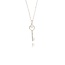 Goldmine Witgouden Sleutel Hanger Met Diamant 0.08 Ct