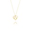 Gouden Vogel Ketting met Zirkonia