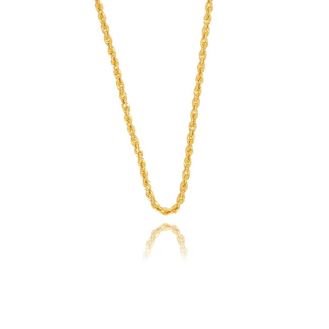 22 karaat rope Ketting