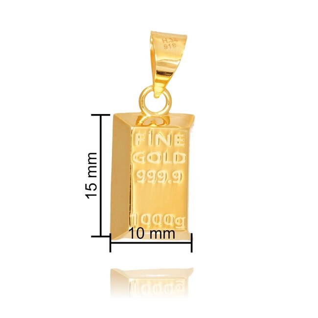 22 karaat gouden hanger