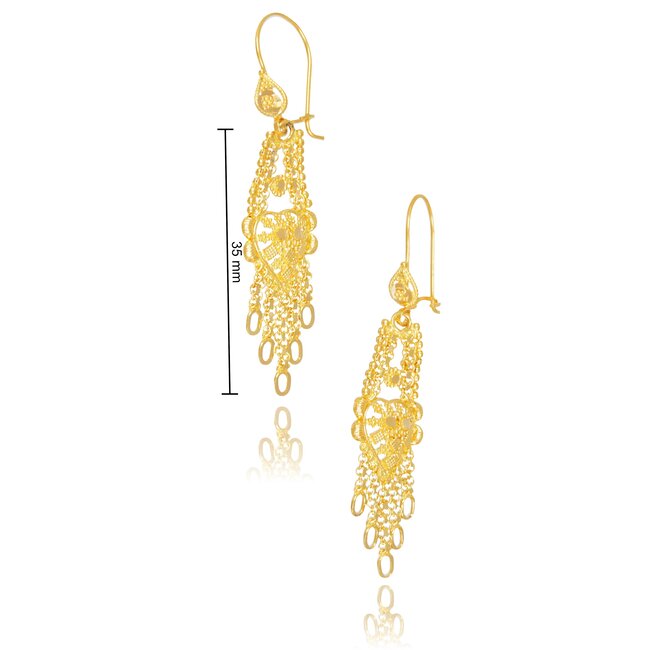 22 Karaat gouden Oorbellen