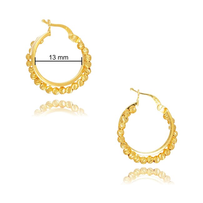 Goldmine 22 karaat gouden Oorbellen