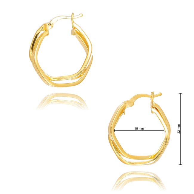 Goldmine 22 karaat gouden Oorbellen