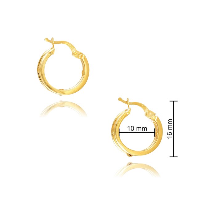 Goldmine 22 karaat gouden Oorbellen