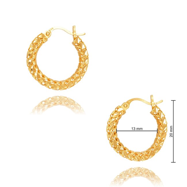 Goldmine 22 karaat gouden Oorbellen