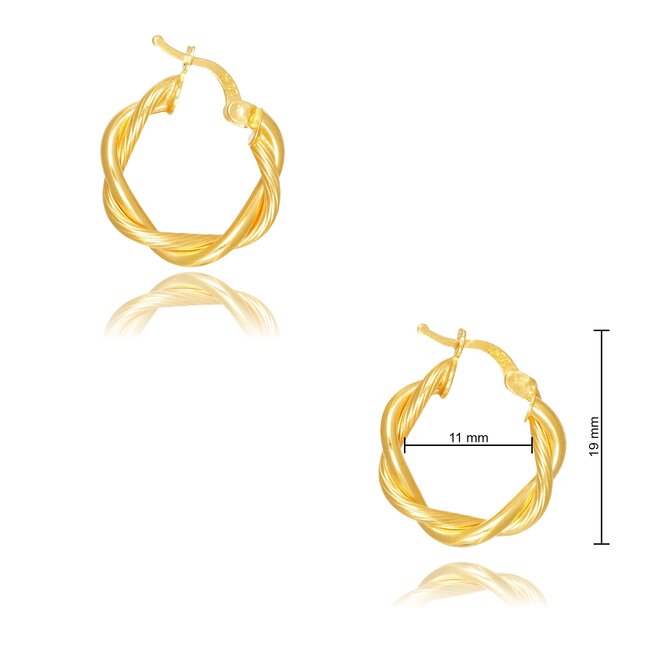 Goldmine 22 karaat gouden Oorbellen