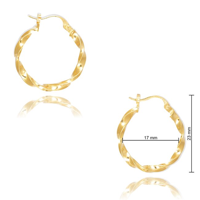 Goldmine 22 karaat gouden Oorbellen