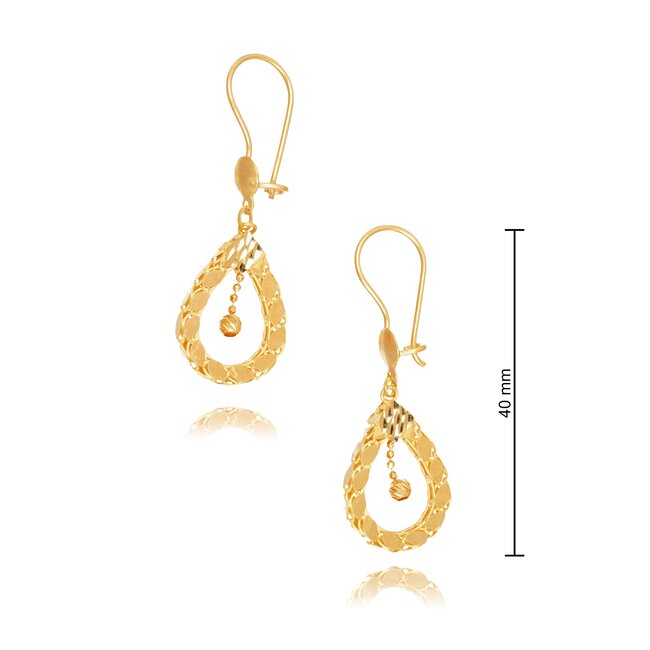 Goldmine 22 karaat gouden Oorbellen